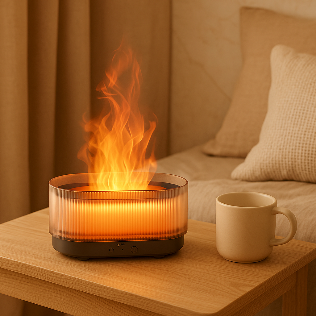 BrelioMist – Aromatherapie Ultraschall-Diffusor mit LED-Ambianzzus-Licht
