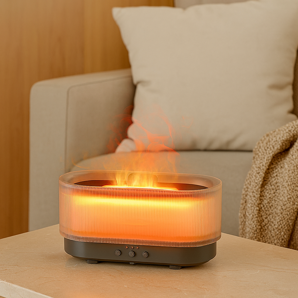 BrelioMist – Aromatherapie Ultraschall-Diffusor mit LED-Ambianzzus-Licht
