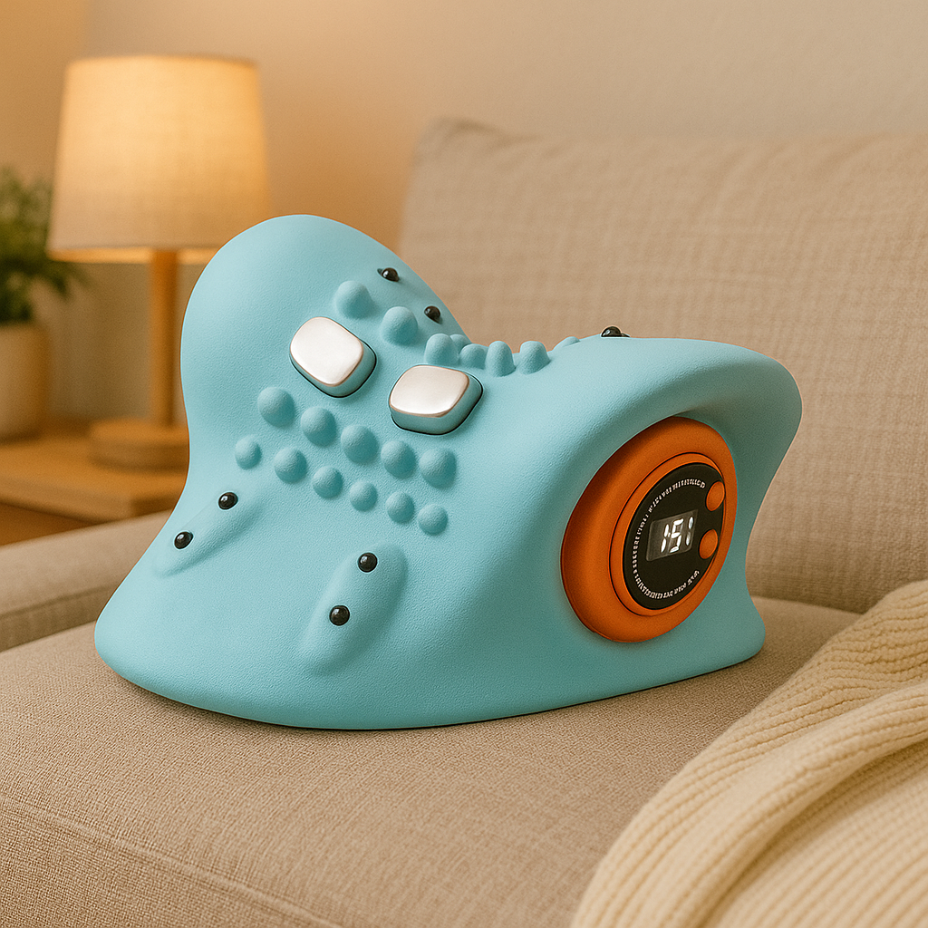 ErgoCerv - Nacken- und Schulter-Massagegerät mit Rückenhaltungskorrektur und Muskelentspannungstechnologie