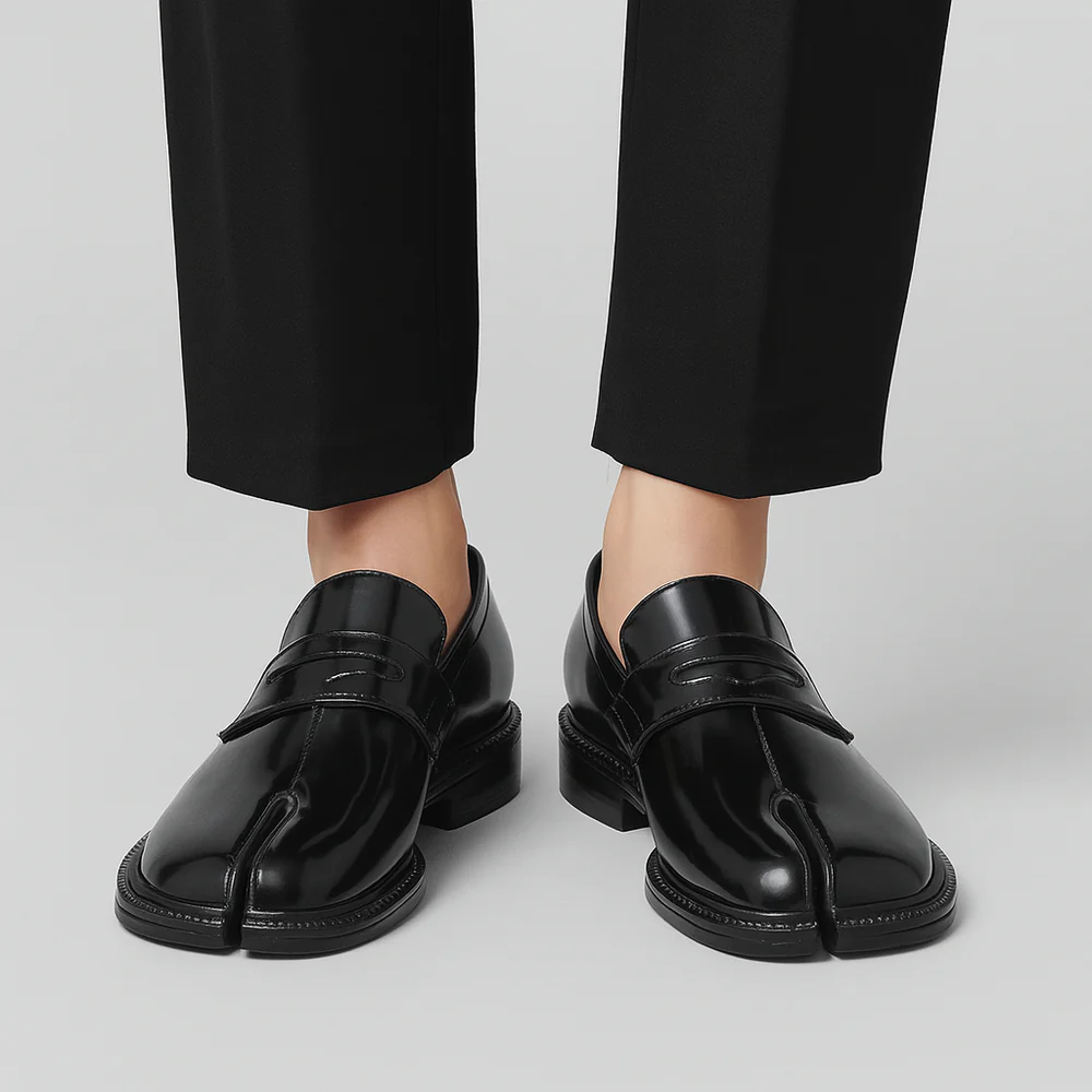 Kevin - Herren Schuhe mit Split-Toe & Dicker Sohle