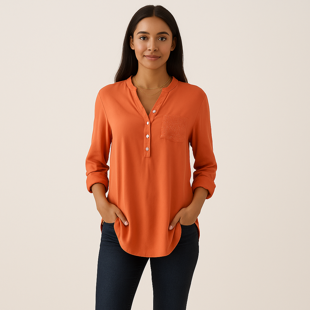 Myles – Camisa elegante de manga larga