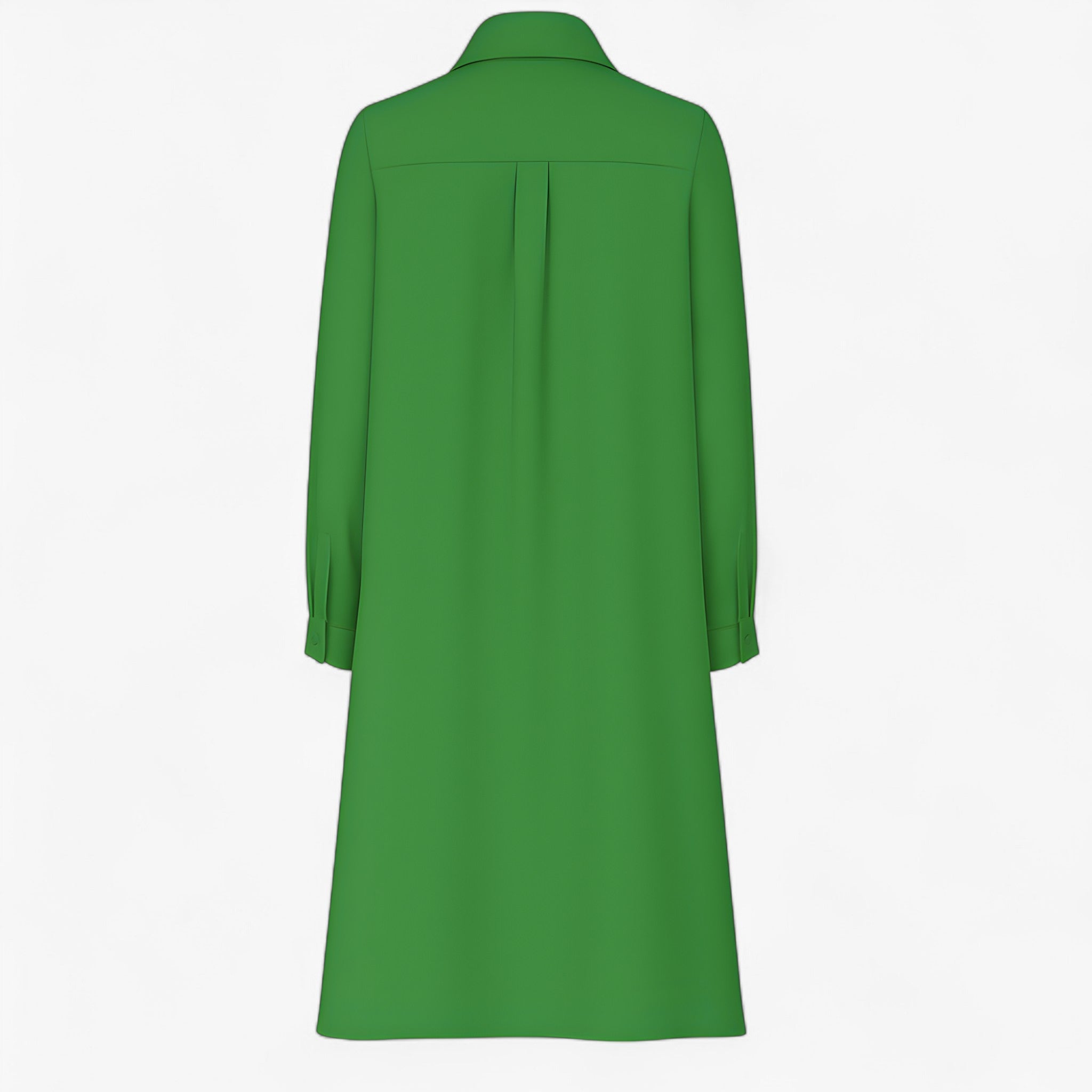 Anita - Klassisches Hemdkleid in Midi-Länge mit Taschen