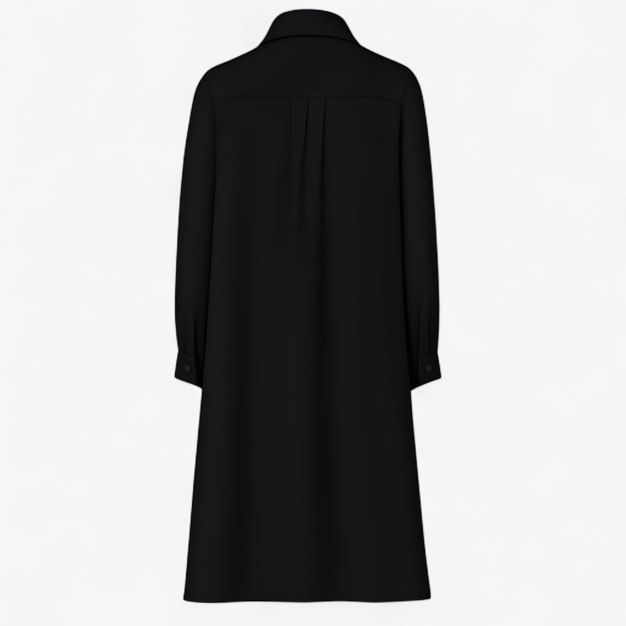 Anita - Klassisches Hemdkleid in Midi-Länge mit Taschen