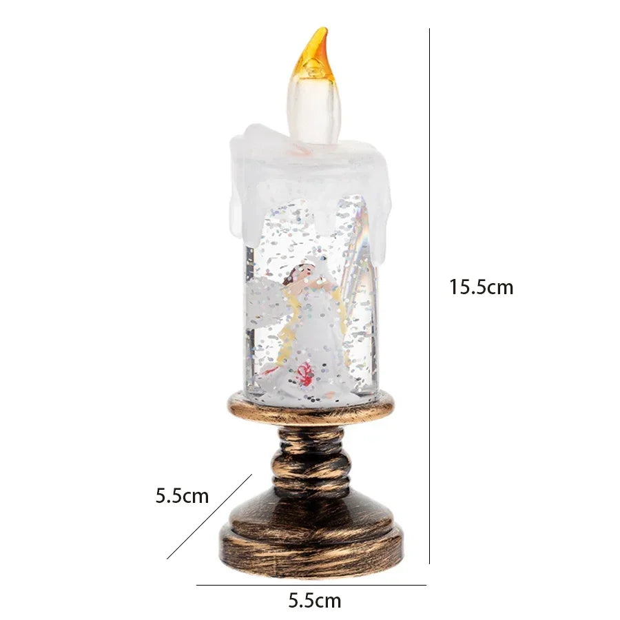 Décorations pour cheminée avec lumières de Noël