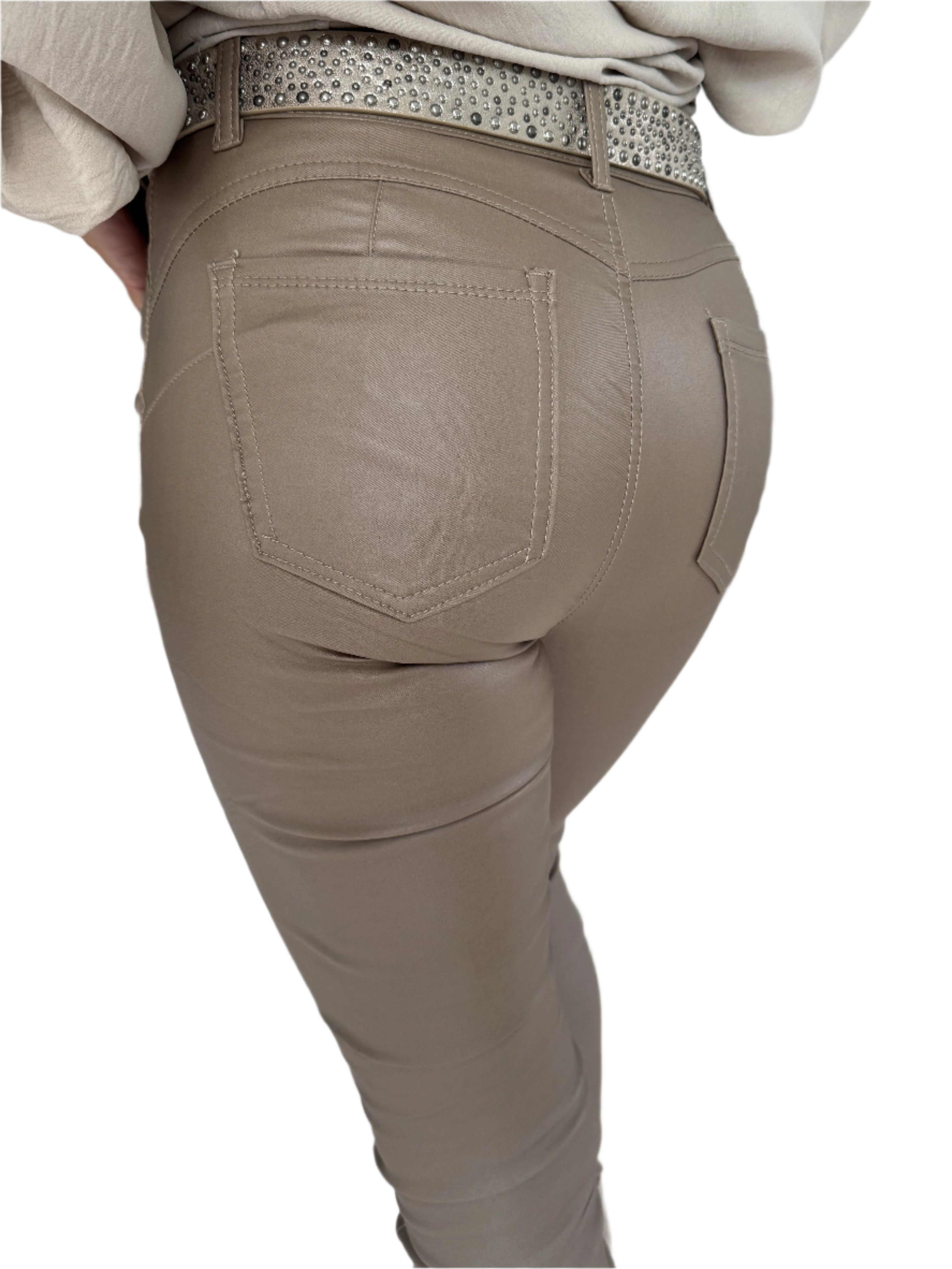 Johanne - Veganske læderbukser