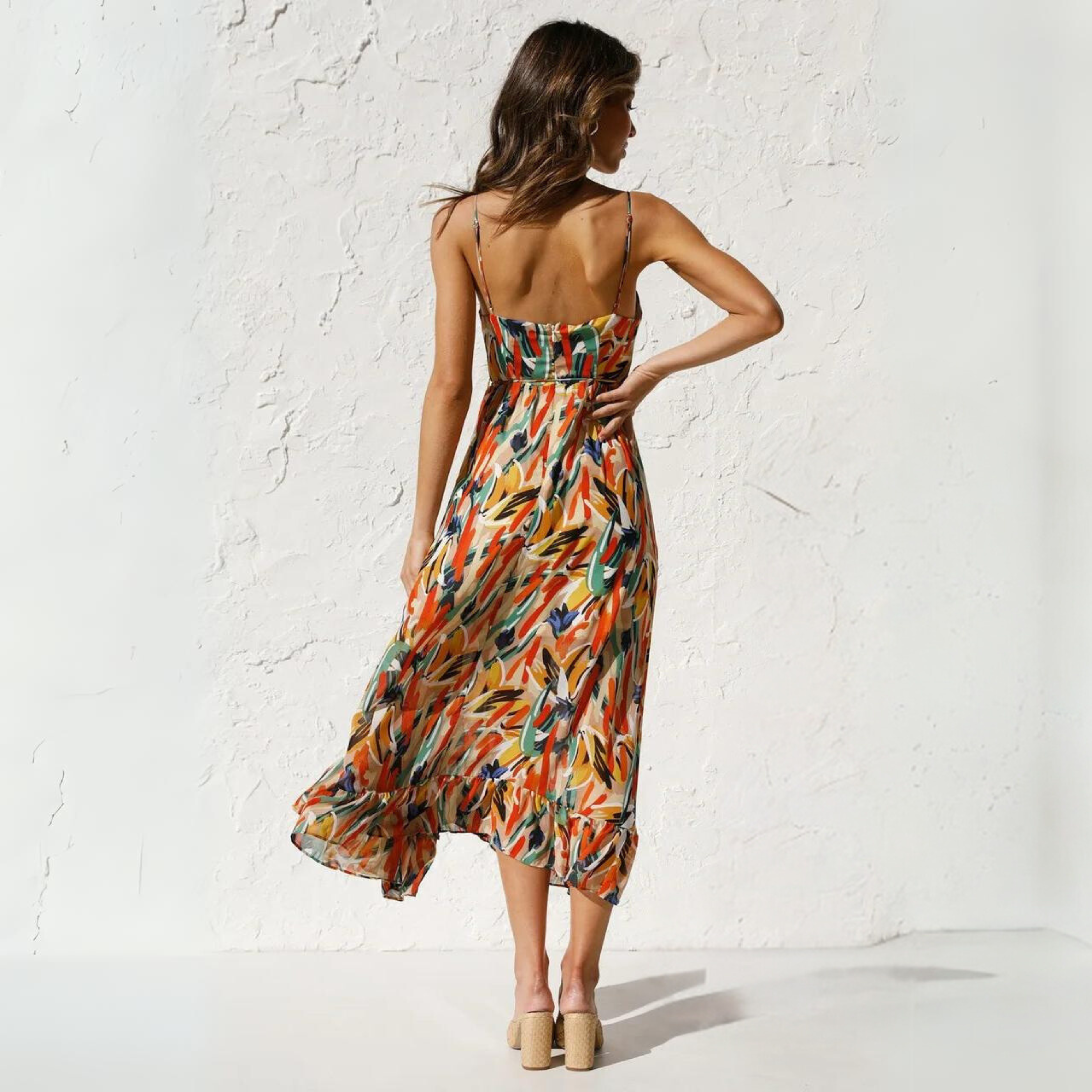 Jella - Vestido de verano llamativo