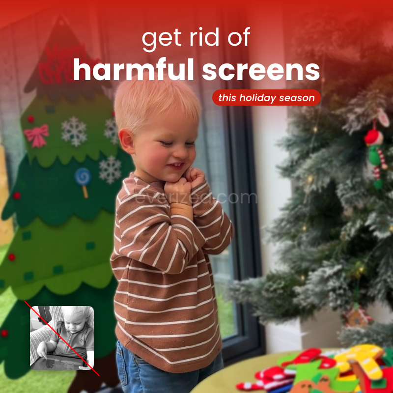 Sapin de Noël en feutre avec parties décoratives