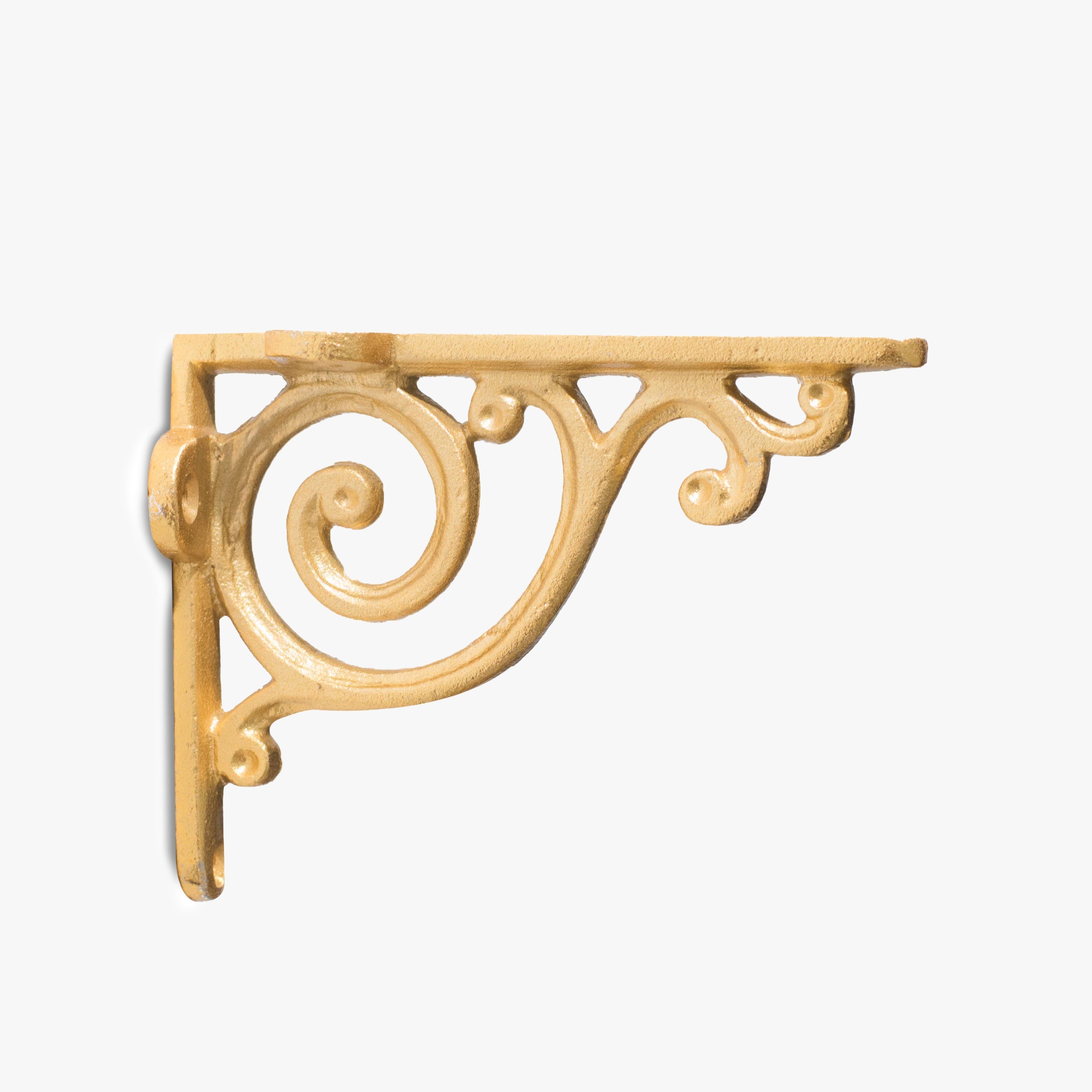Glorine - Goldener viktorianischer Spiral-Wandhalter