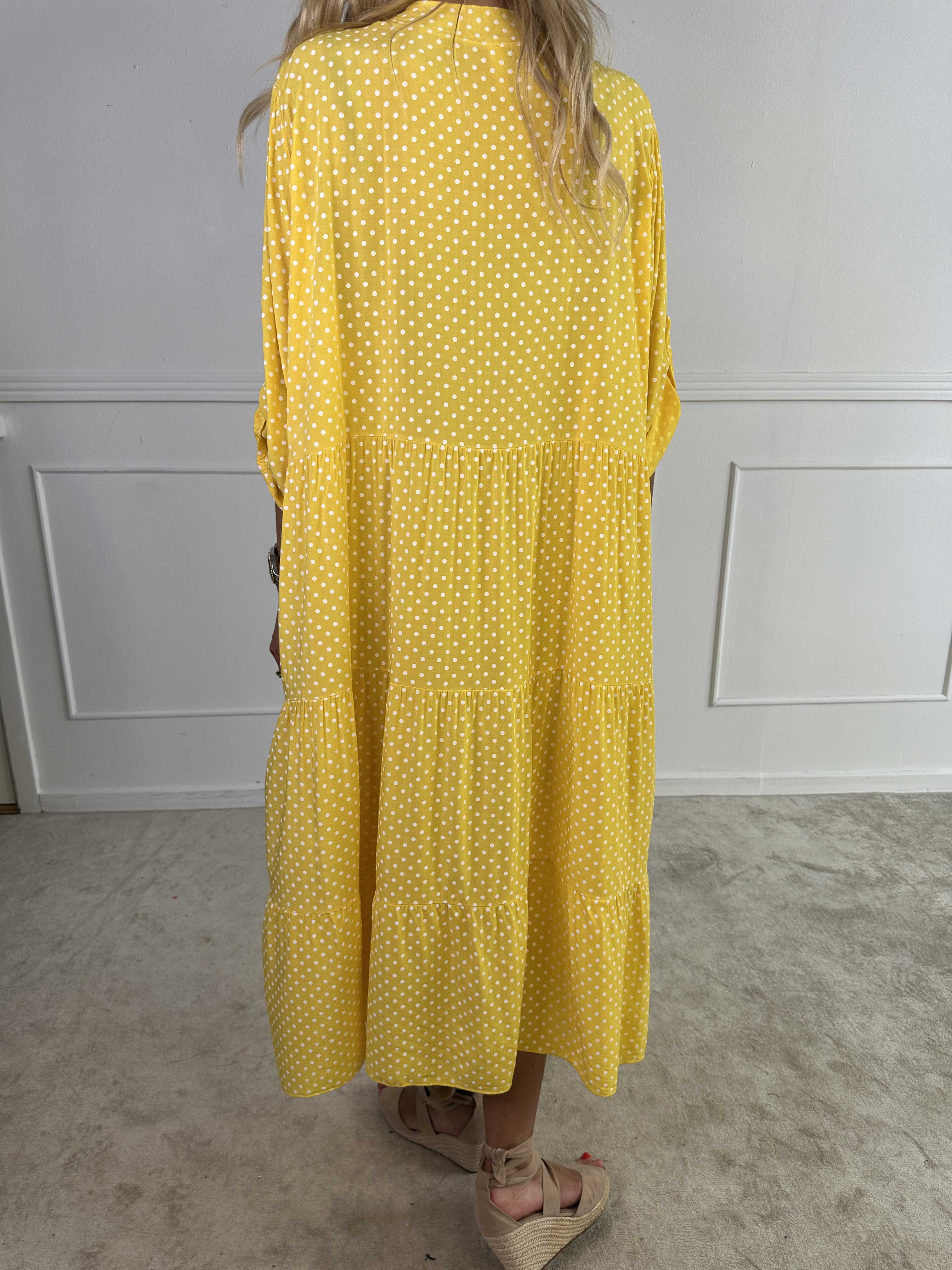 Margareth - Elegantes Punktemidikleid