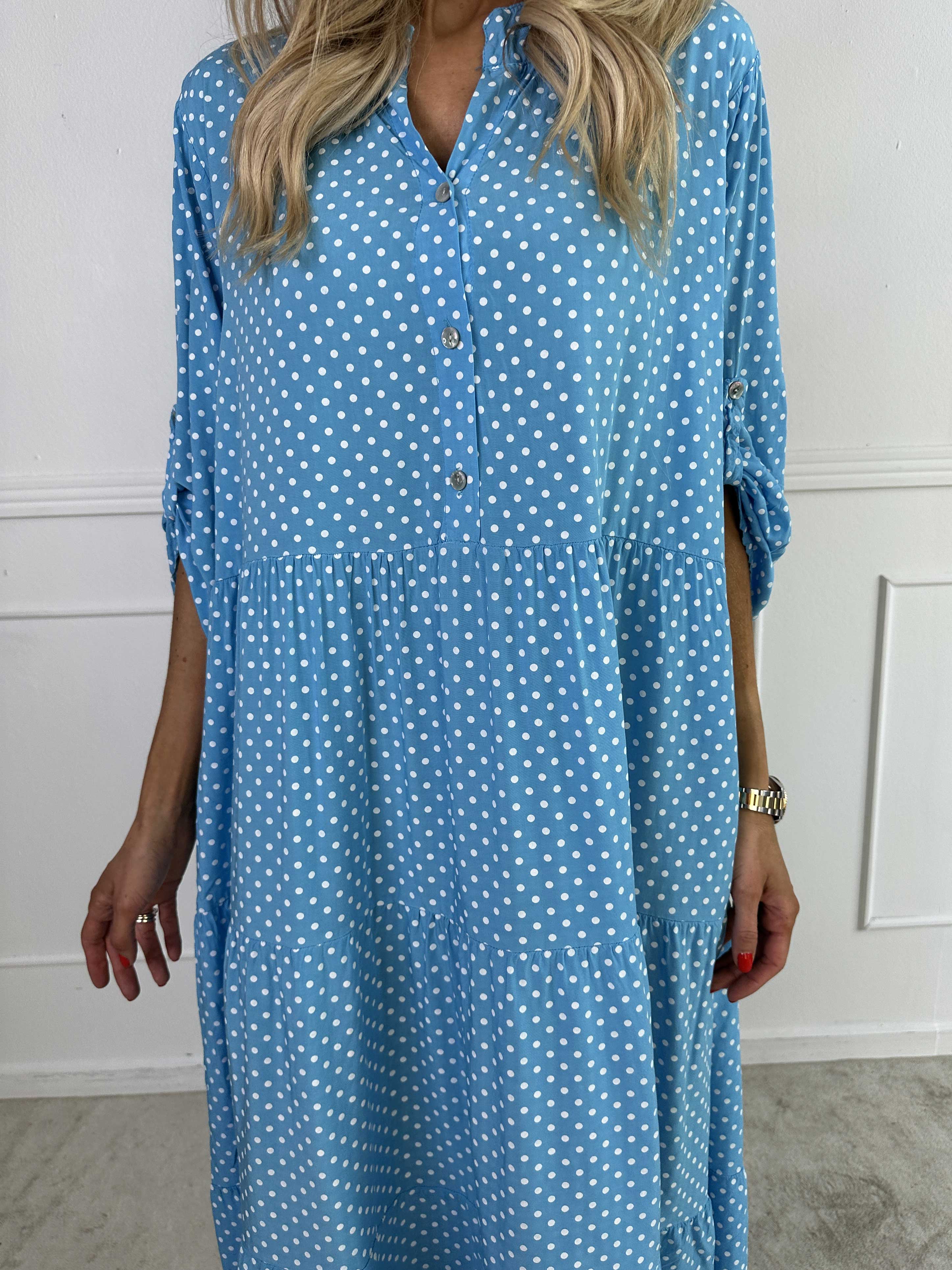 Margareth - Elegantes Punktemidikleid