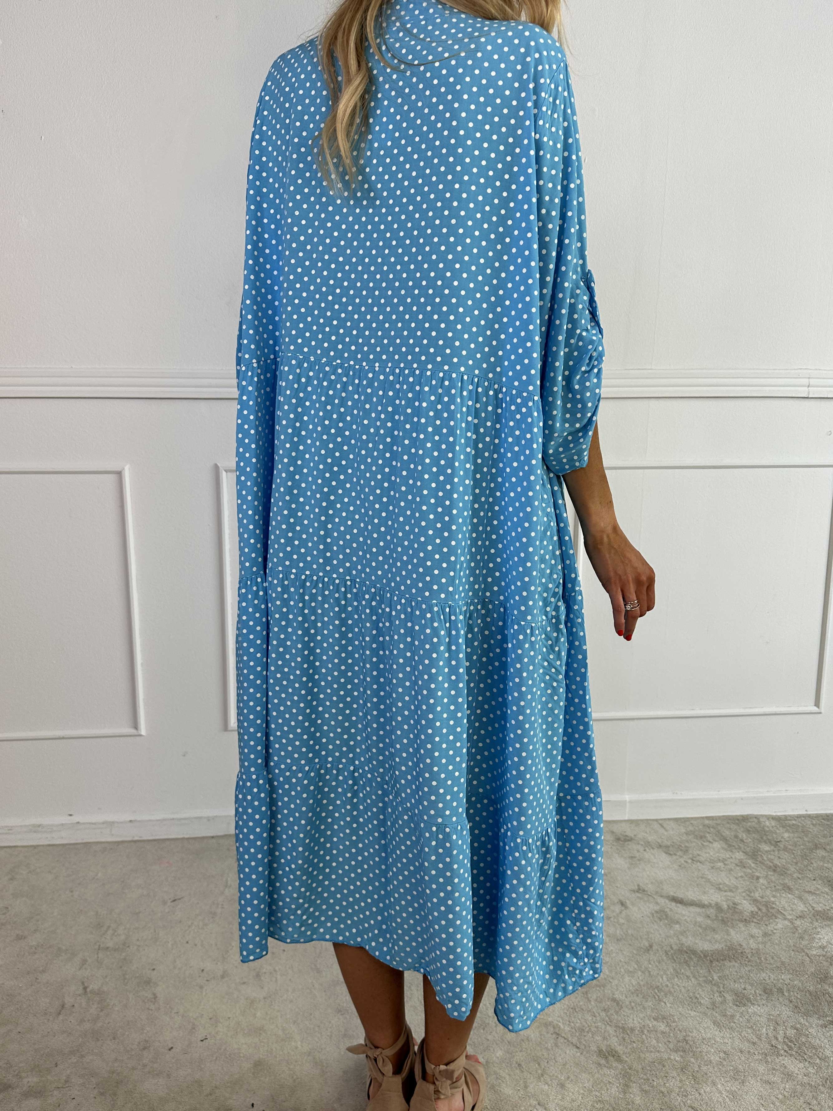 Margareth - Elegantes Punktemidikleid