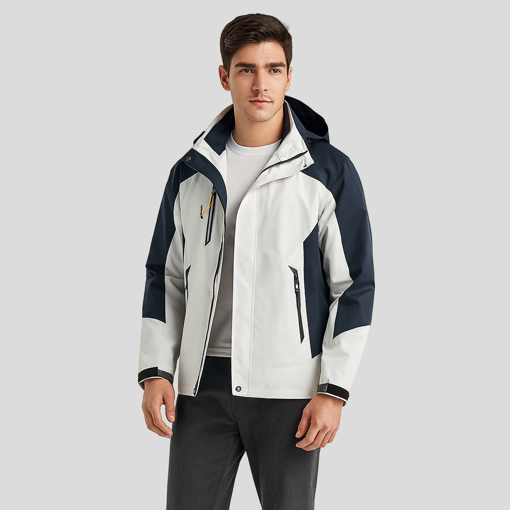 Drexler | Wasserdichter Regenmantel mit Kapuze