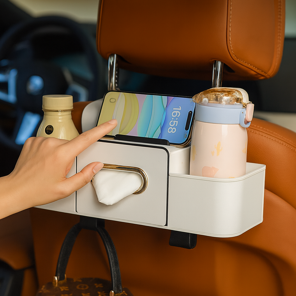 DriveNest | Almacenamiento para coche con varios compartimentos