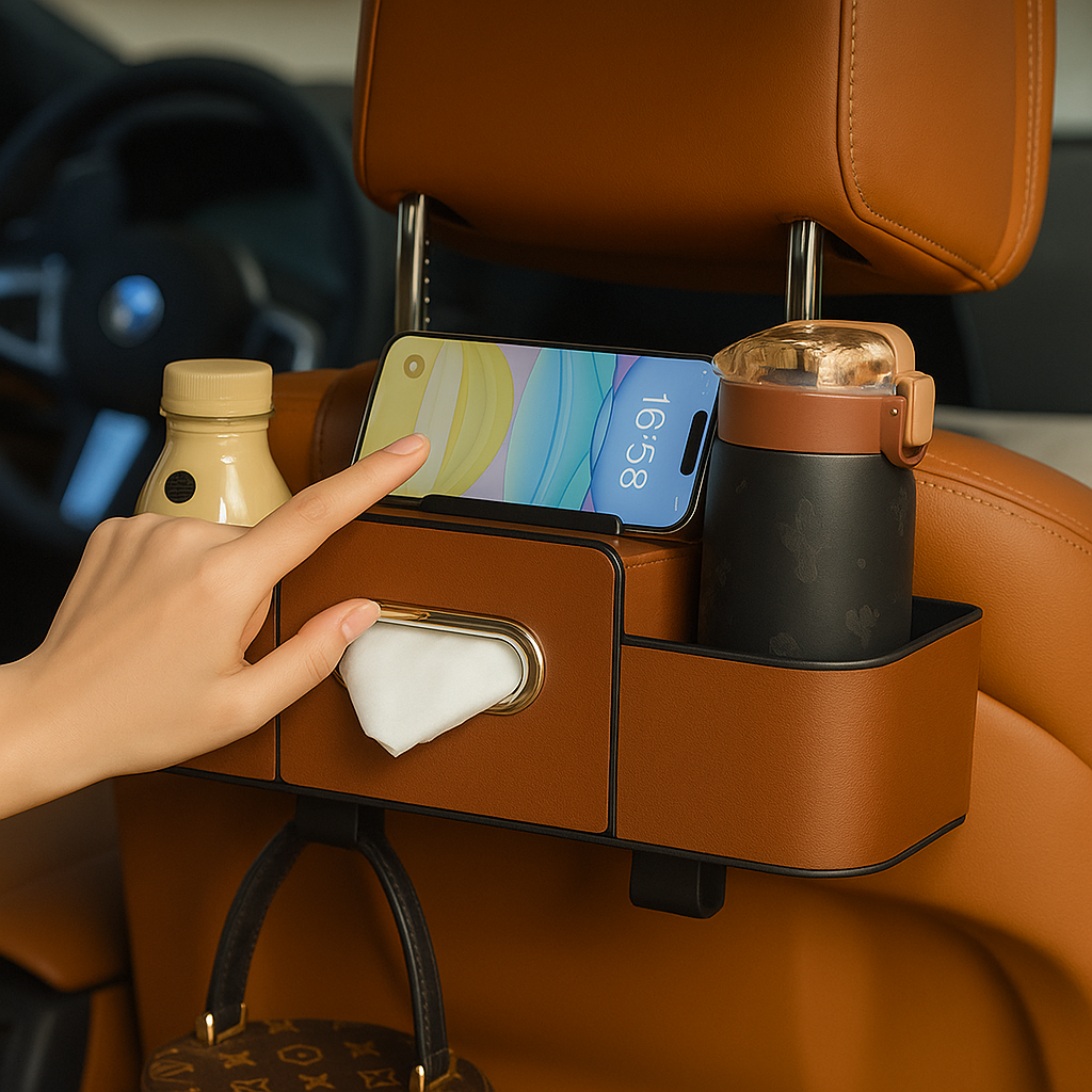 DriveNest | Almacenamiento para coche con varios compartimentos