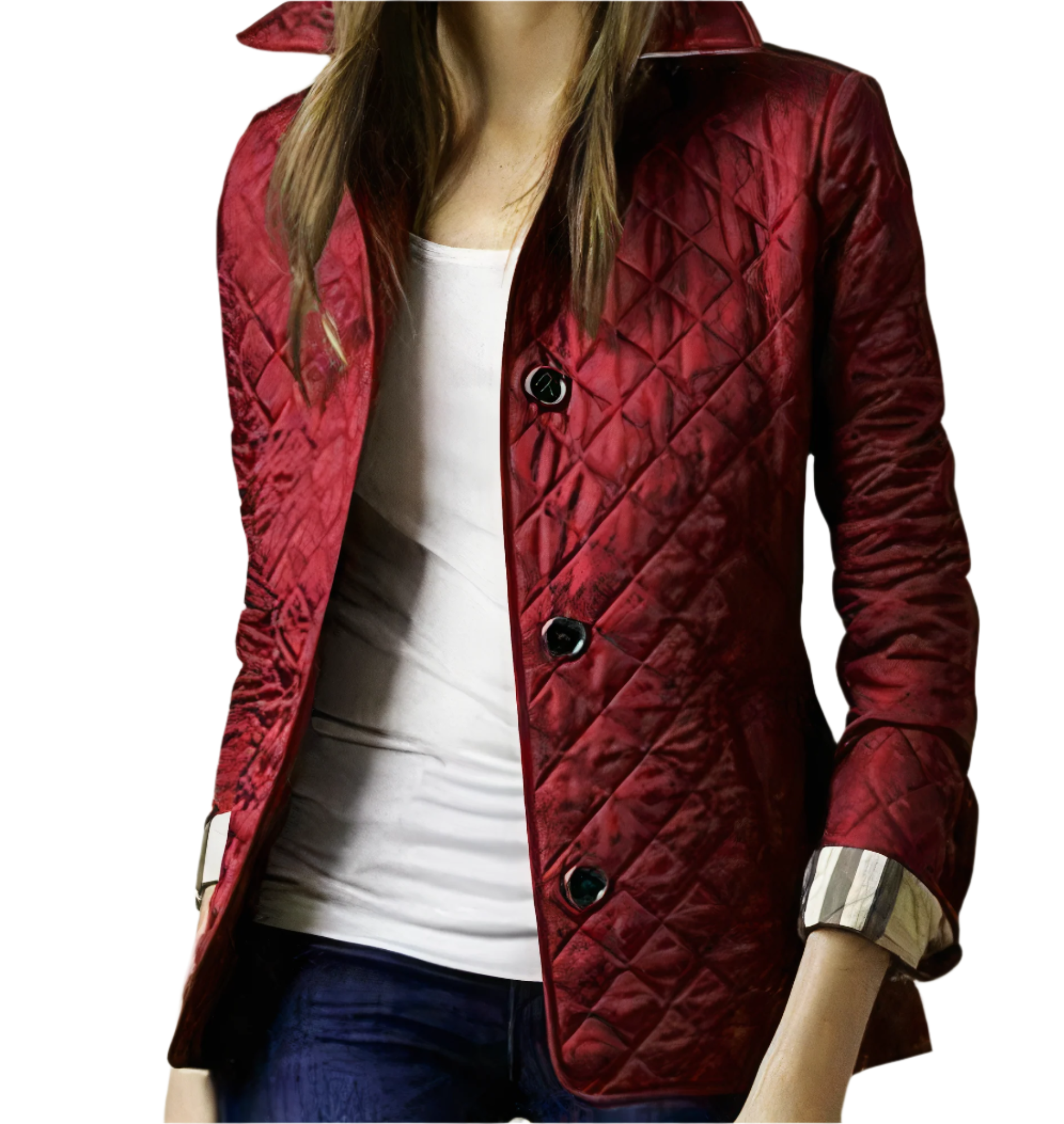 Sanna – Leichte Jacke aus Seide-Bomuldmischung