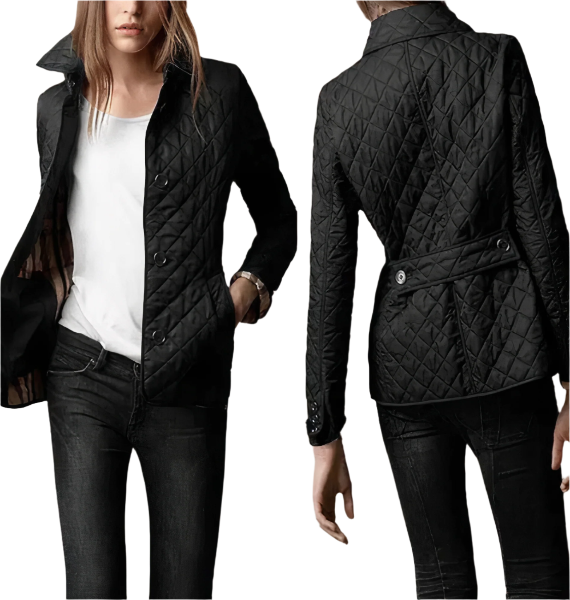 Sanna – Leichte Jacke aus Seide-Bomuldmischung