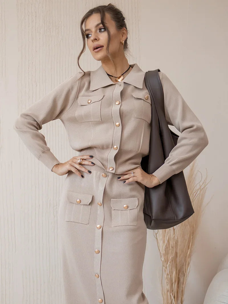 Aurora - Blazer og nederdelsæt