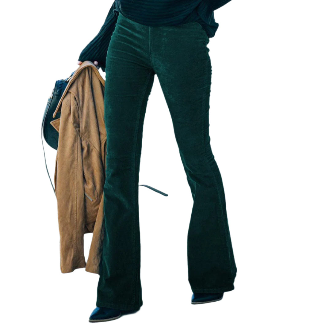 Ellen - Slimfit bukser med elastisk talje