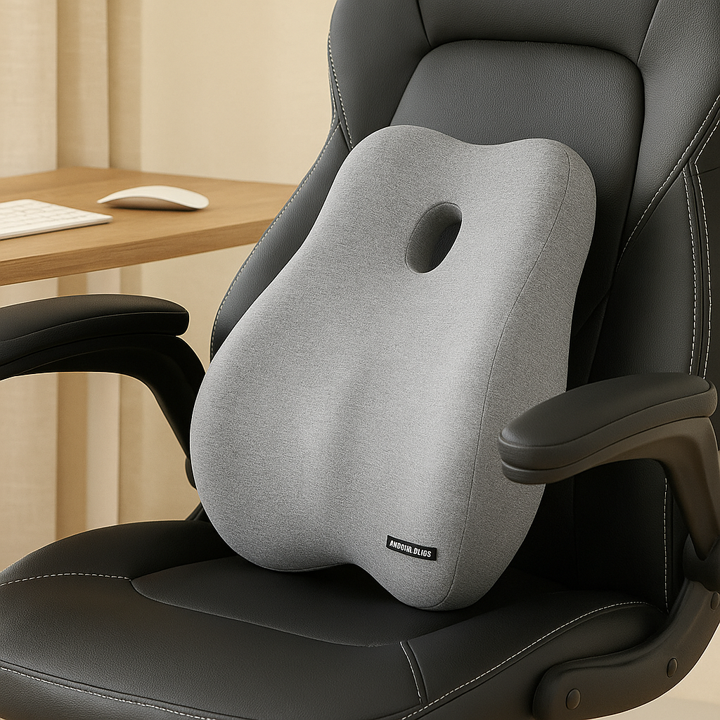 ErgoSit | Orthopädisches Memory Foam-Sitzkissen für Büro & Zuhause