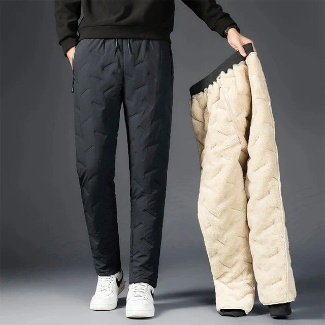 Esben - Pantalon de jogging de loisirs en laine d'agneau