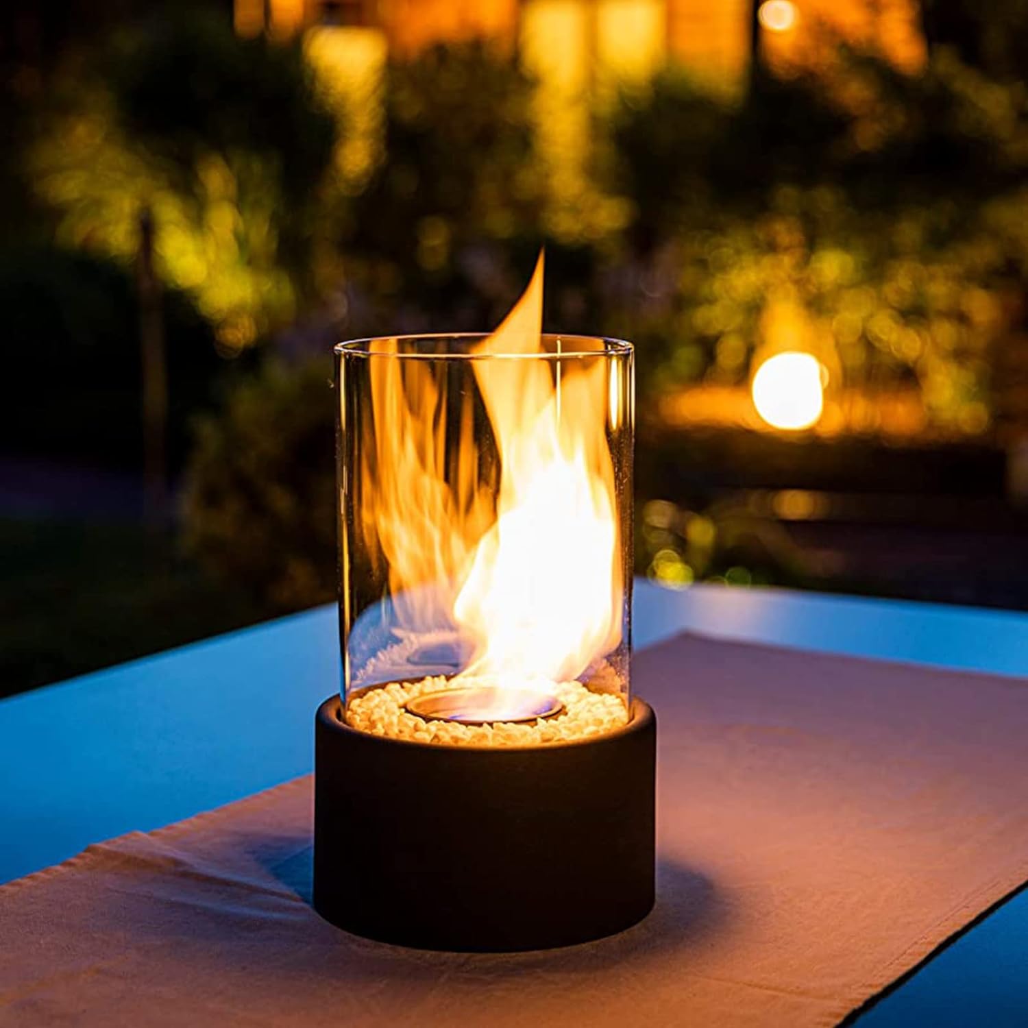 GlowFlame – Eleganter Tisch-Bioethanol-Kamin