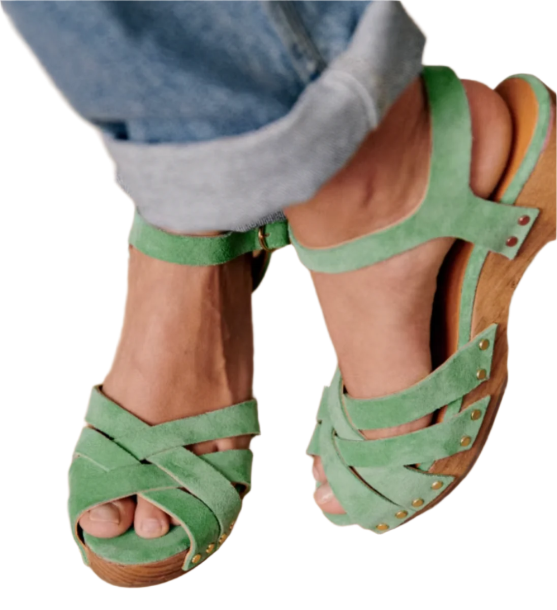 Mathilde - Elegante Sandalen mit Hohem Absatz und Kreuzriemen