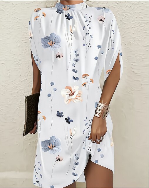 Celeste - Kleid mit Fledermausärmeln
