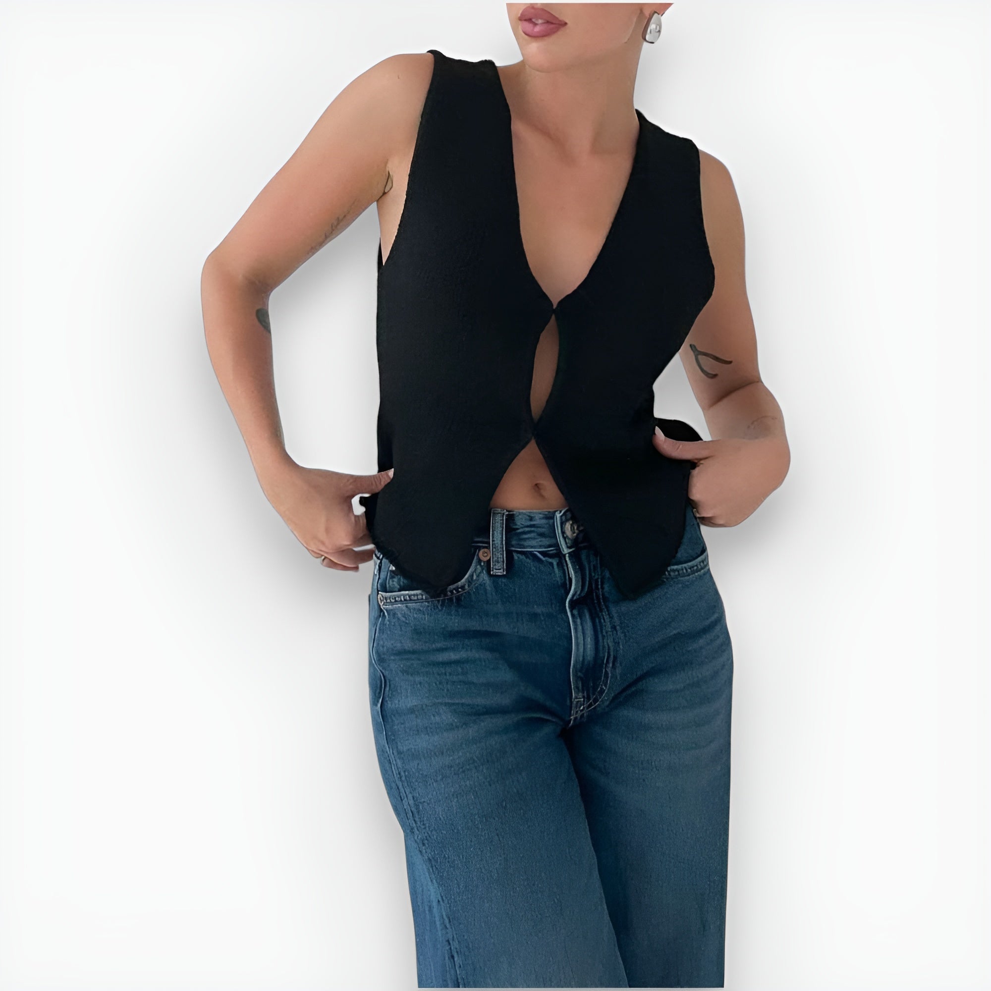 Cecily - Chaleco de punto elegante