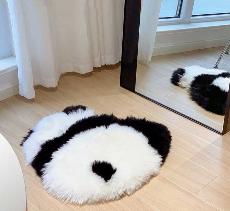 PandaFluff - Yndig Plüschmatte für einen gemütlichen, verspielten Touch