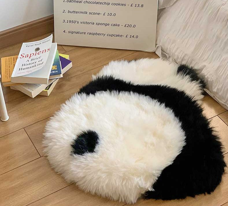 PandaFluff - Yndig Plüschmatte für einen gemütlichen, verspielten Touch