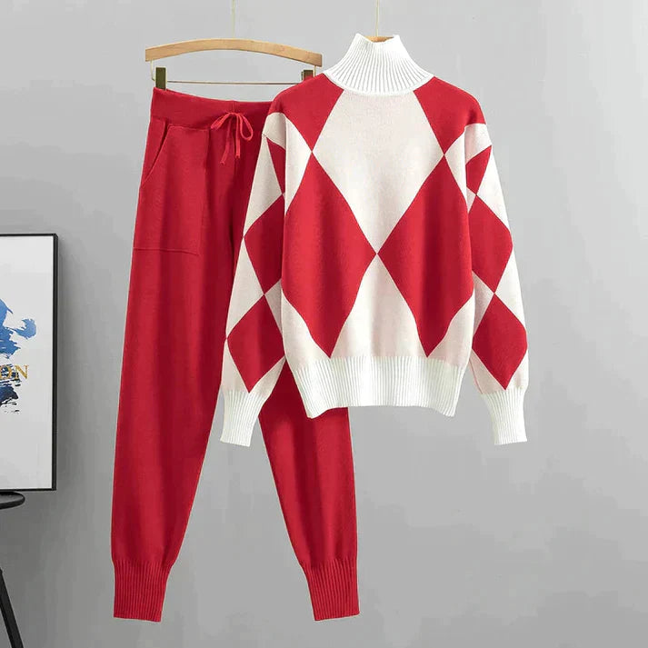 Vera - Modisches Sweater- und Hosen-Set