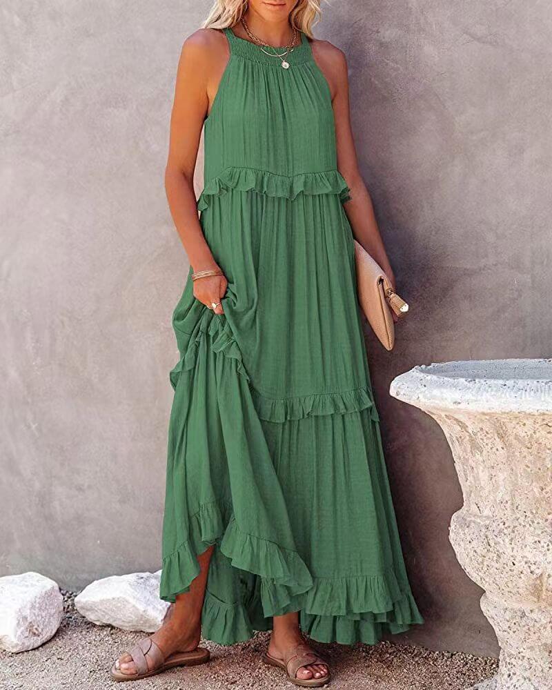 Celine - Vestido maxi de verano casual