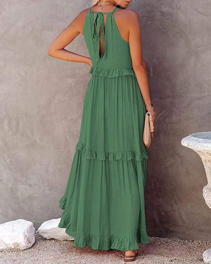 Celine - Vestido maxi de verano casual