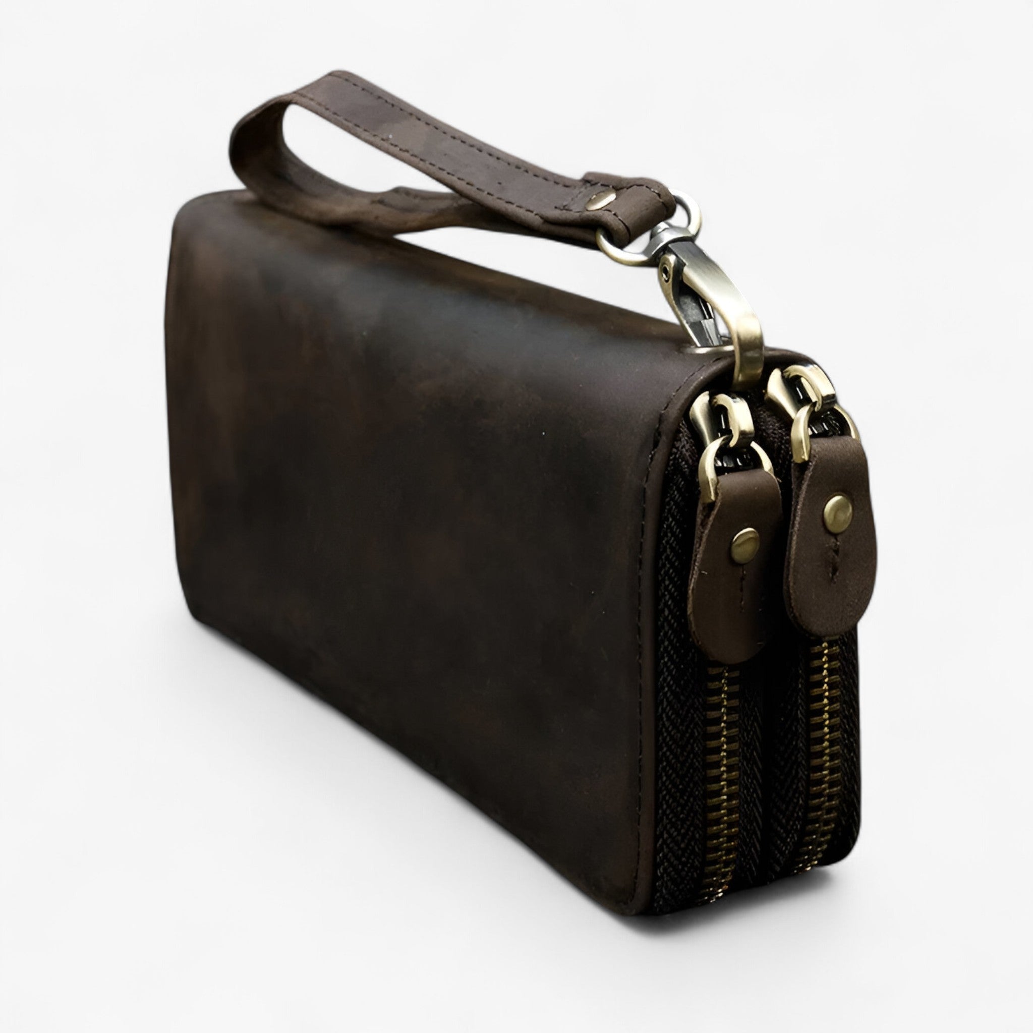 Lange Lederbrieftasche für Männer