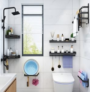 Larsen 3-stufiger wandmontierter Platzsparender Handtuchhalter