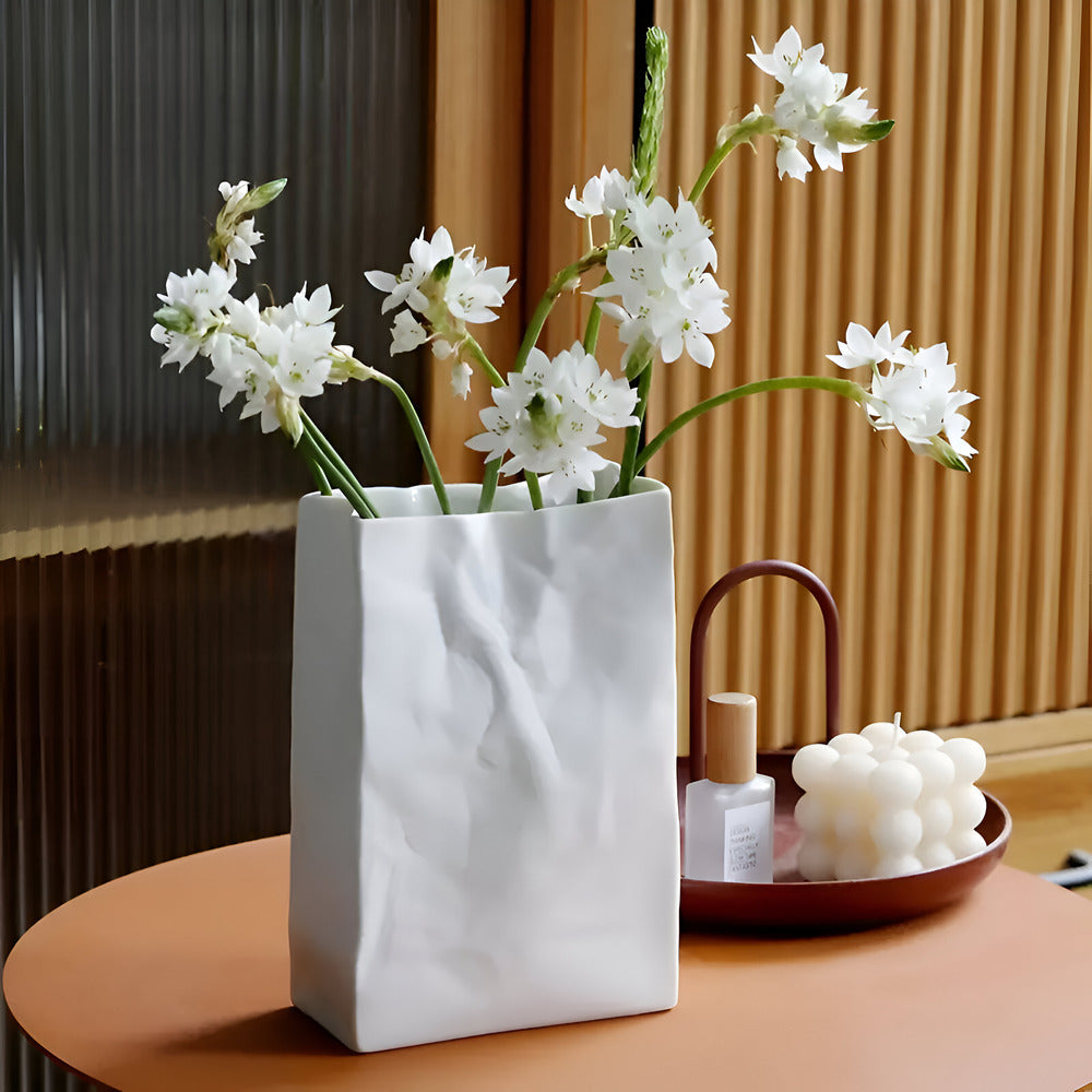 PaperBag - Schicke keramische Vase