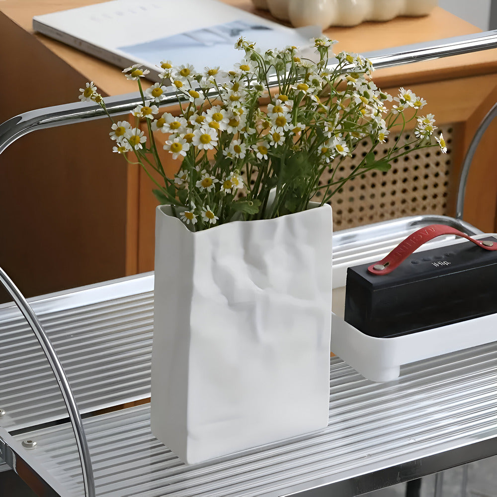 PaperBag - Schicke keramische Vase