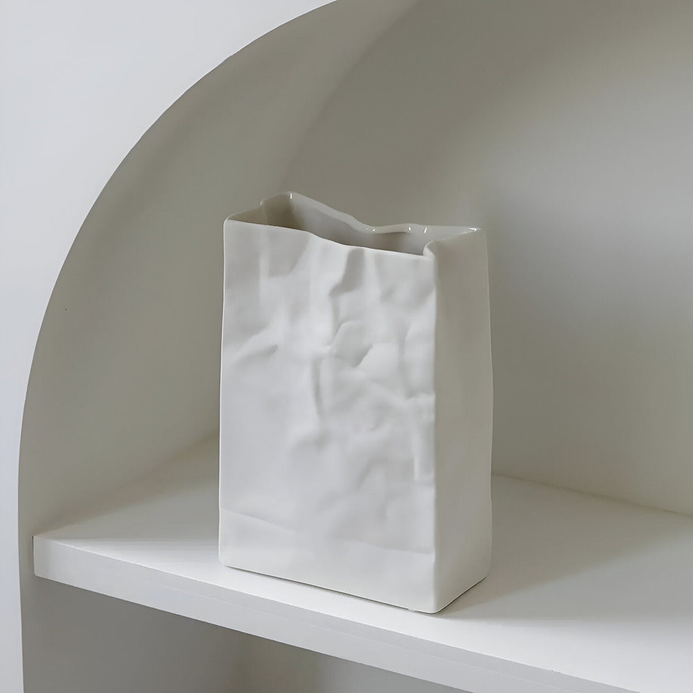 PaperBag - Schicke keramische Vase