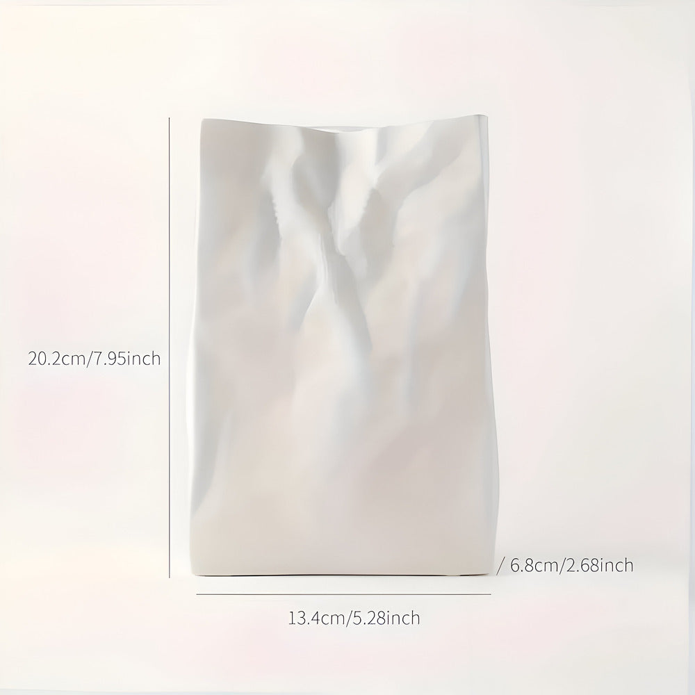 PaperBag - Schicke keramische Vase