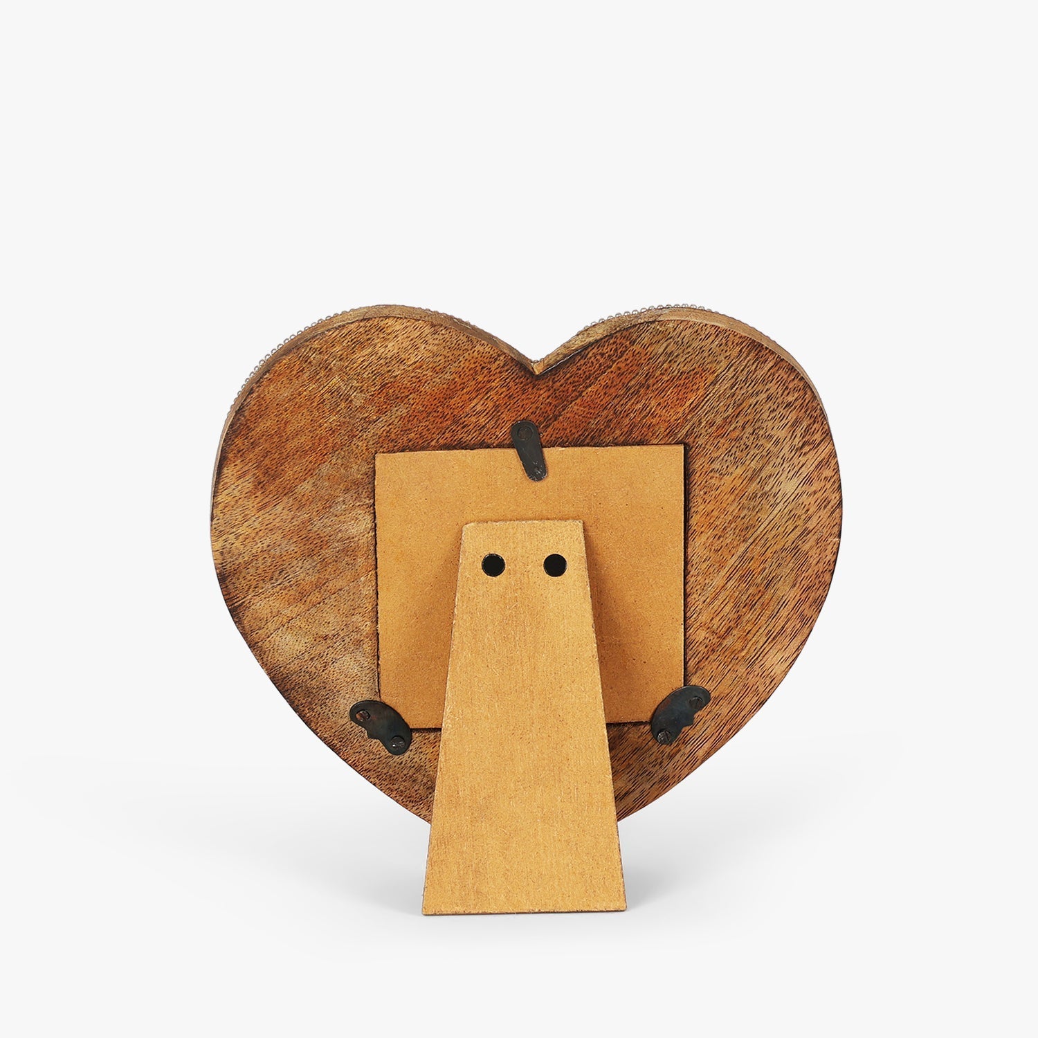 Serapis – Fotorahmen mit weißen Herzperlen