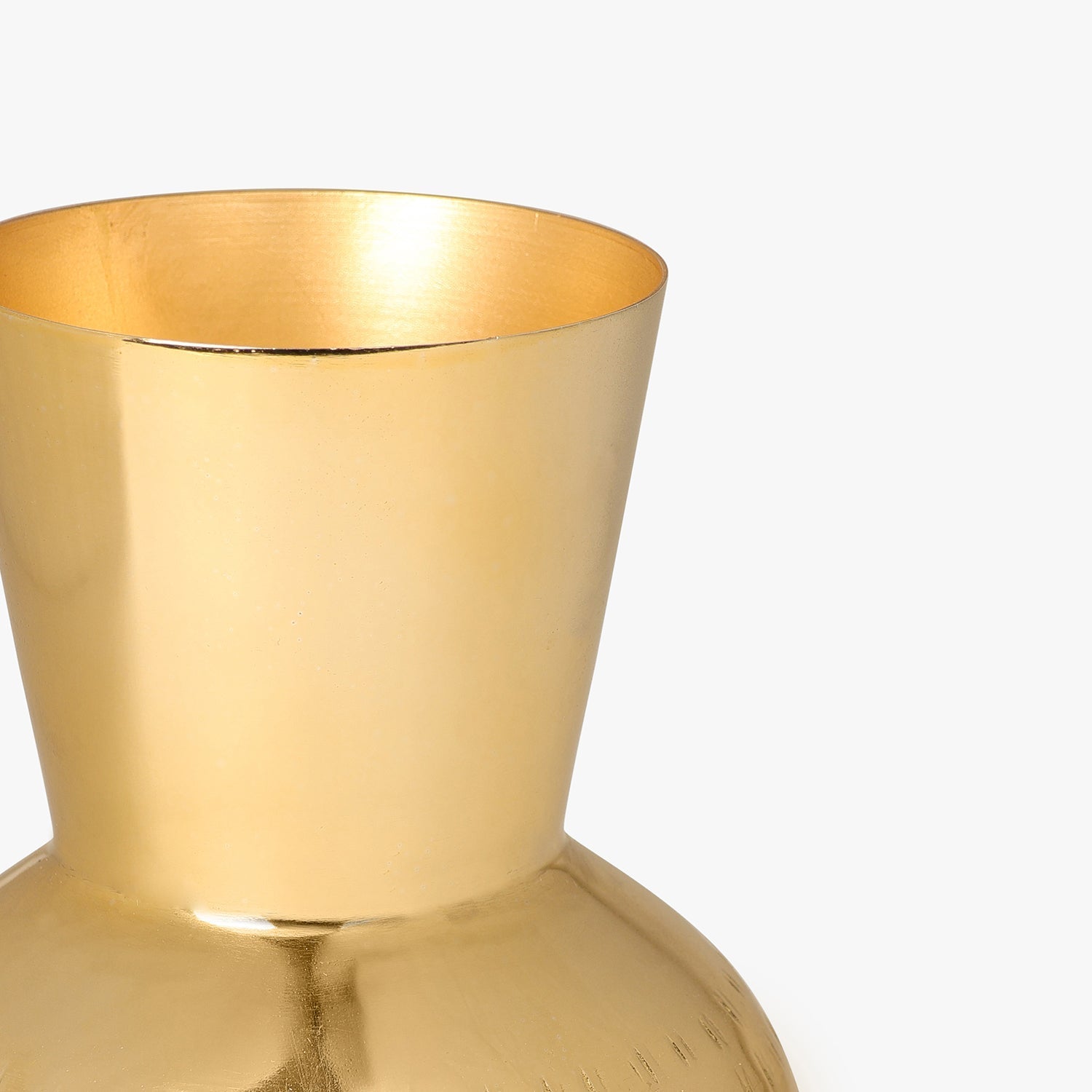 Elarya - Vase mit goldener Strahlkraft