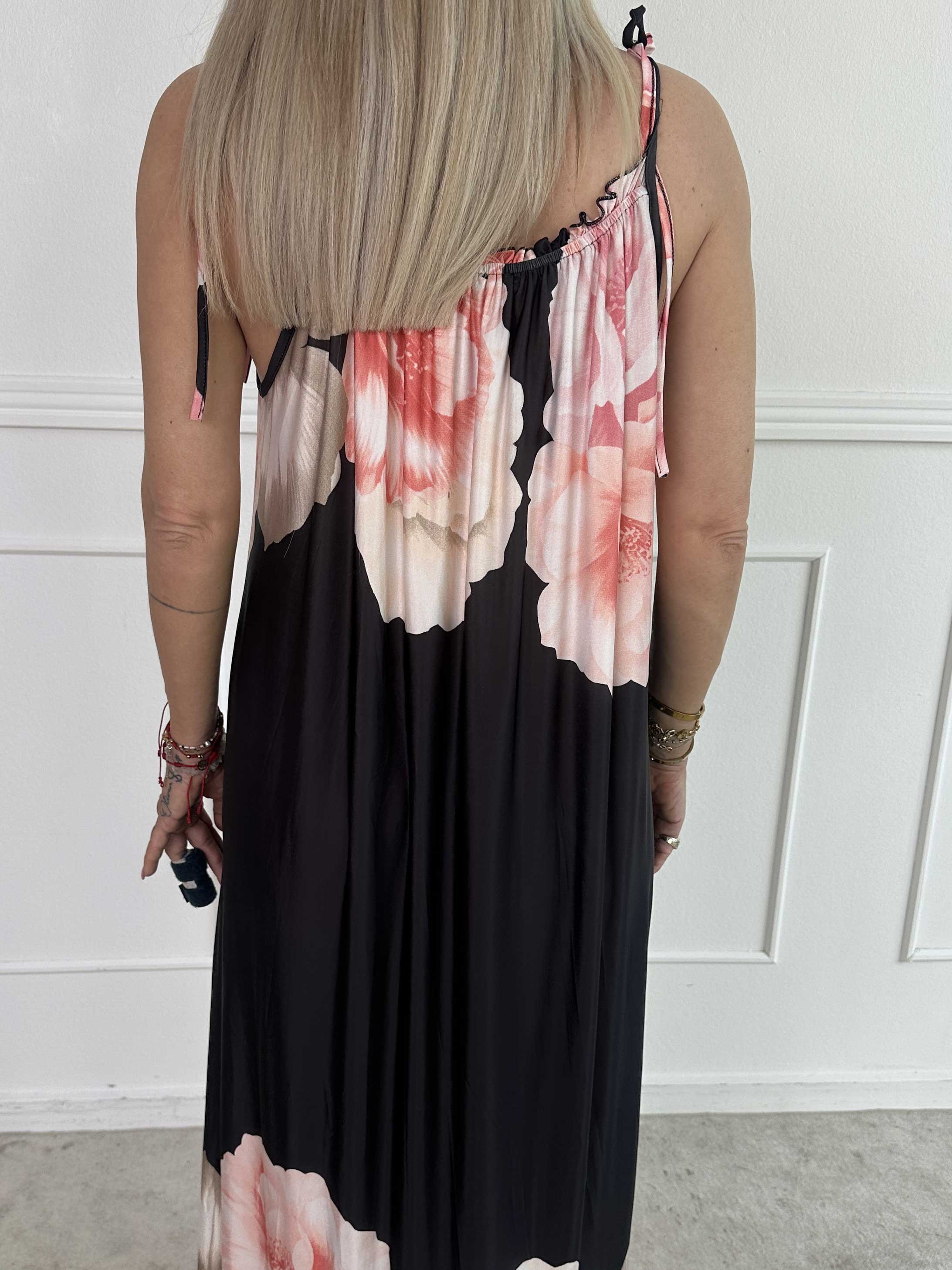 Alba – Sommerkleid mit elastischen Trägern und Blumenmuster