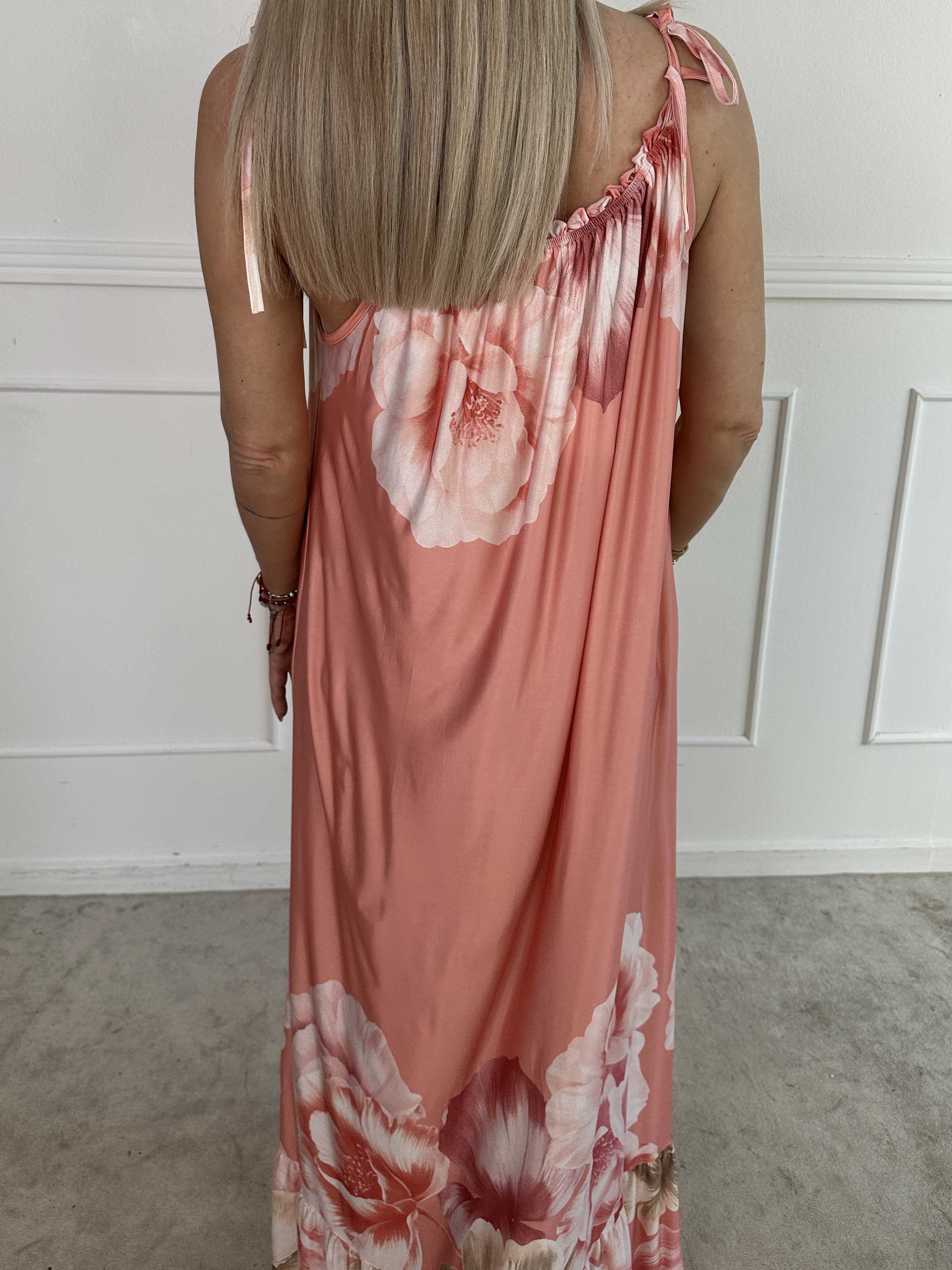 Alba – Sommerkleid mit elastischen Trägern und Blumenmuster