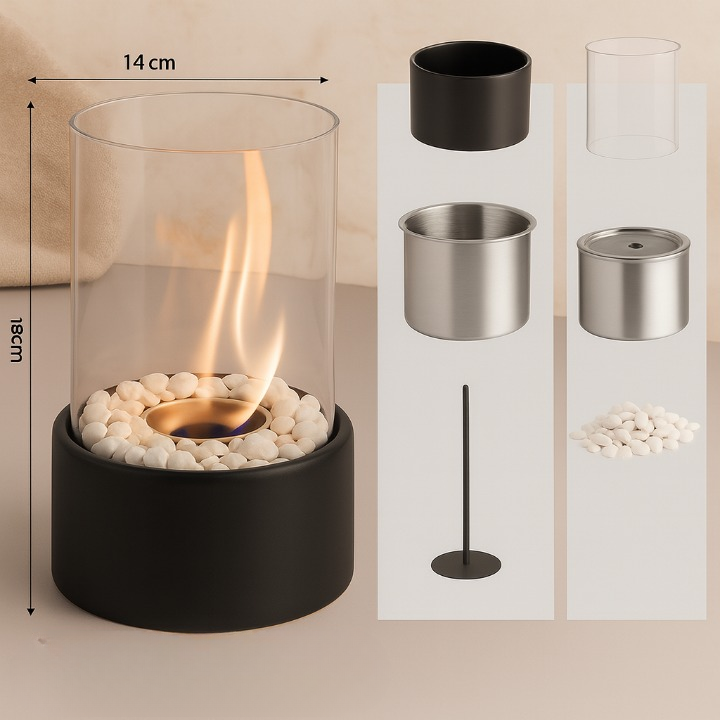 Ignora | Moderne Tischflammenlampe