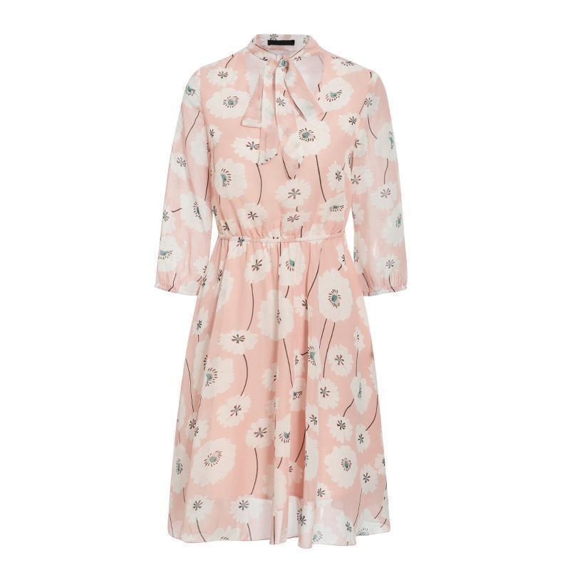 Iris - vestido floreado con lazo