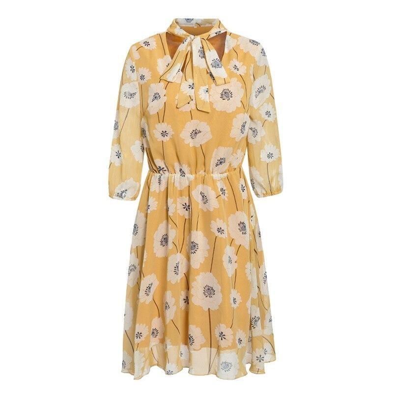 Iris - vestido floreado con lazo