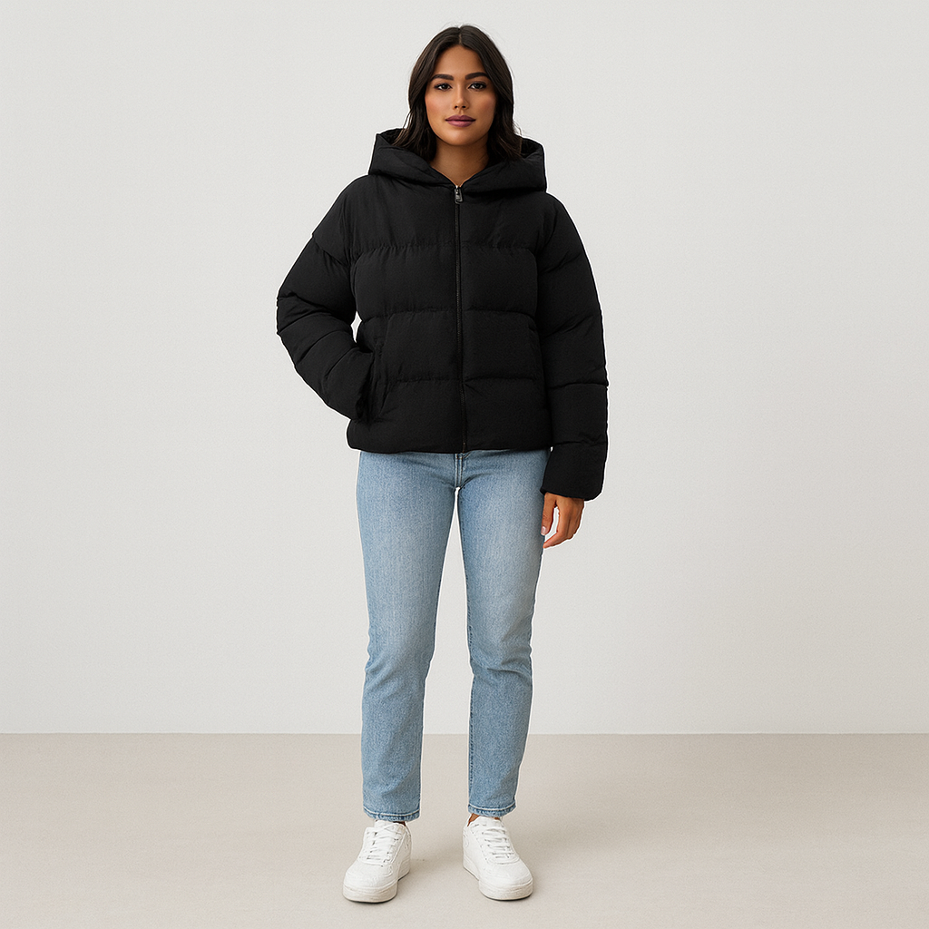 Leila | Winter-Pufferjacke mit Kapuze