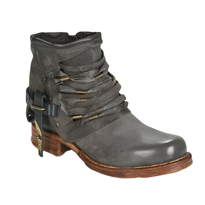 Isabelle - Stiefel mit Schnürung und Niedrigem Absatz im Zeitlosen Design