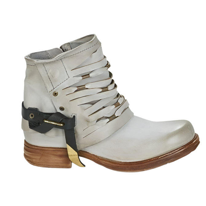 Isabelle - Stiefel mit Schnürung und Niedrigem Absatz im Zeitlosen Design