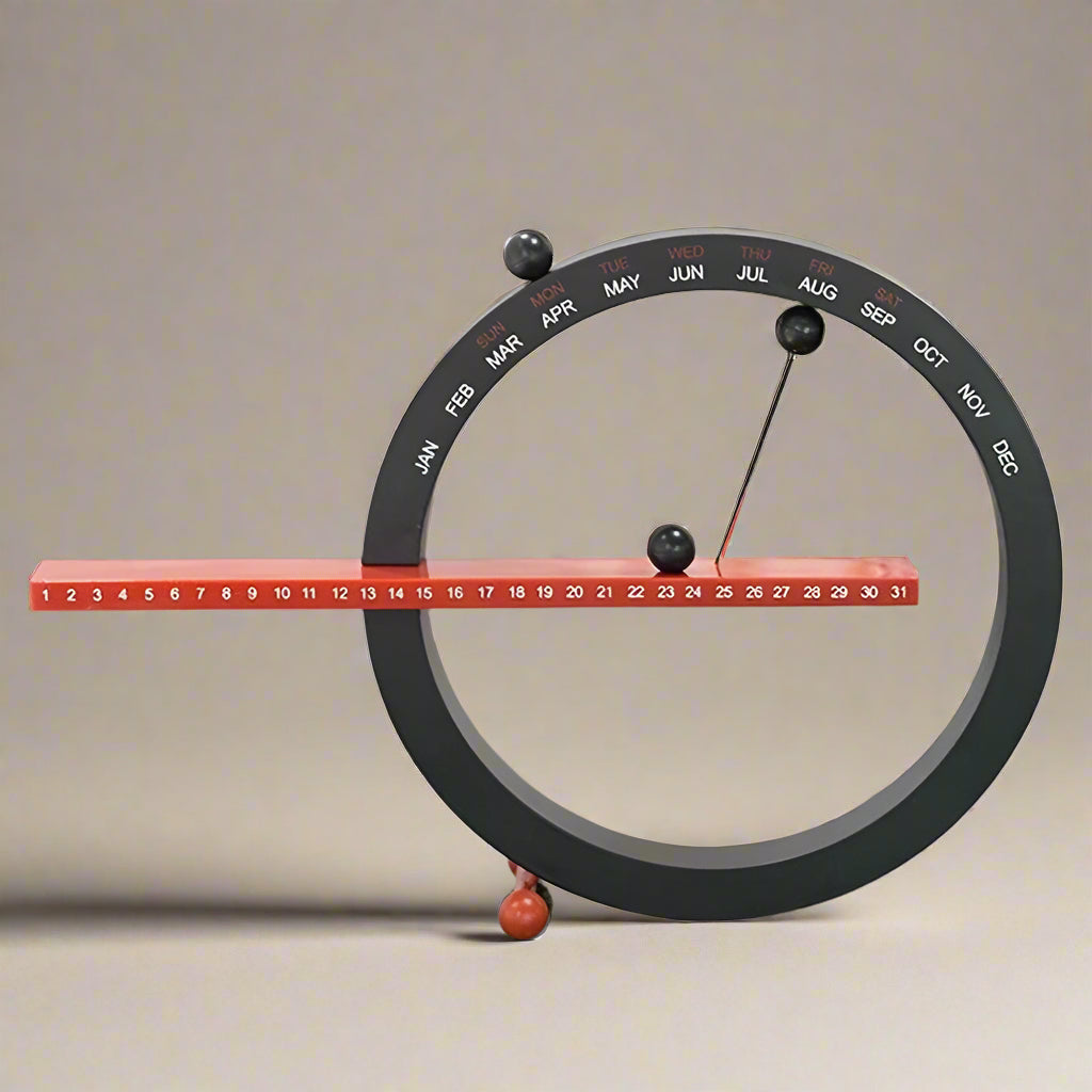 OrbitTime – Magnetischer Dauerkalender für den Schreibtisch